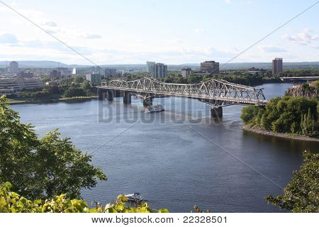 Gatineau, QC Ottawa köprü