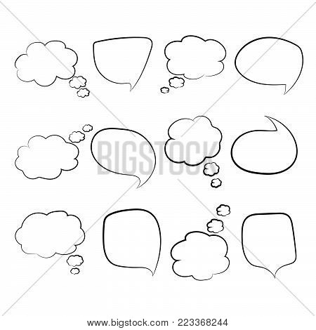 Speech buble illustration. Web. Vector Illustration EPS 10