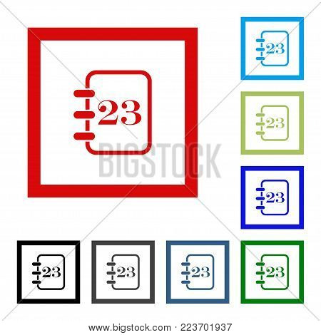 Calendar Icon in trendy flat style. Calendar symbol for your web site design, logo, app, UI. Vector illustration, EPS10.