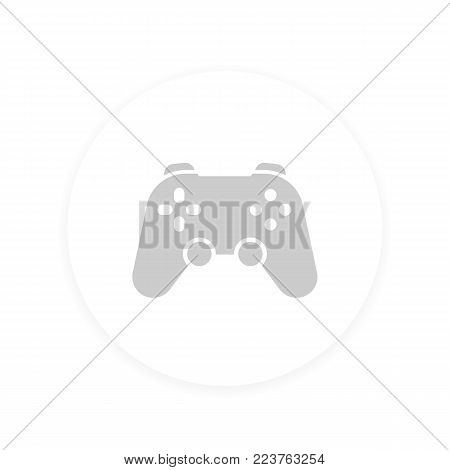 gamepad icon, eps 10 file, easy to edit
