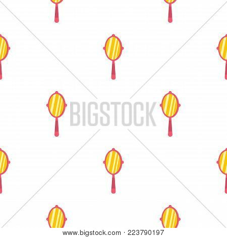 Hand mirror pattern seamless for any design vector illustration
