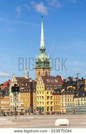 Aerial Panorama Of Stockholm, Sweden