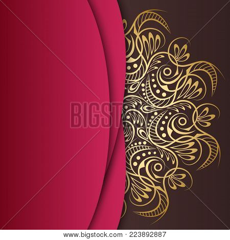 Mandala Gold Background