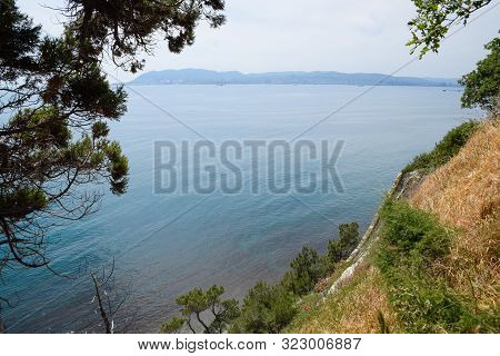 Seascape, View From The Cliff, Tsemes Bay Near Novorossiysk.