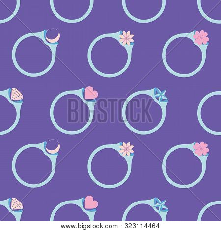 Lucky Symbols Collection Background Seamless Pattern Number 20
