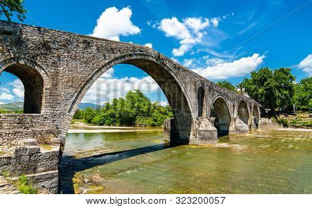 The Bridge Of Arta Across The Arachthos River In Greece