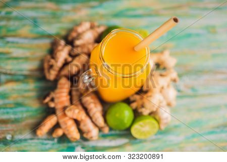 Drink Jamu. Indonesian Traditional Drink In Bali