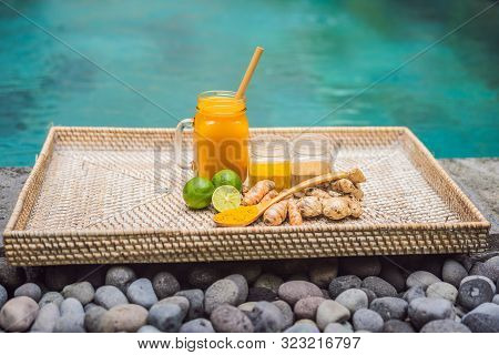 Drink Jamu. Indonesian Traditional Drink In Bali