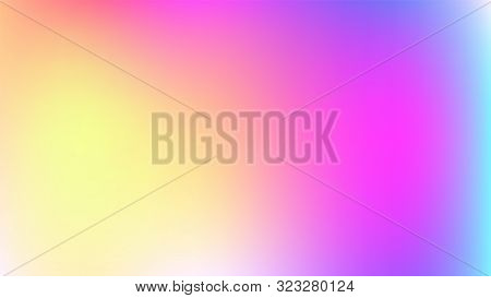 Trendy Abstract Holographic Iridescent Background. Pastel Colorful Backdrop