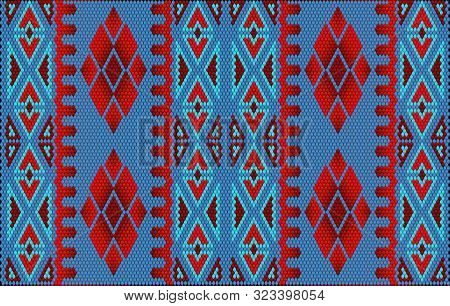 The Traditional Ornament Of The Inhabitants Of The East, The Arab World, In Which Rich Colors Attrac