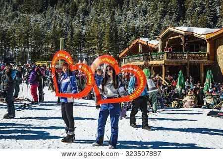 Ski Resort In Bansko. Polyana Banderishka
