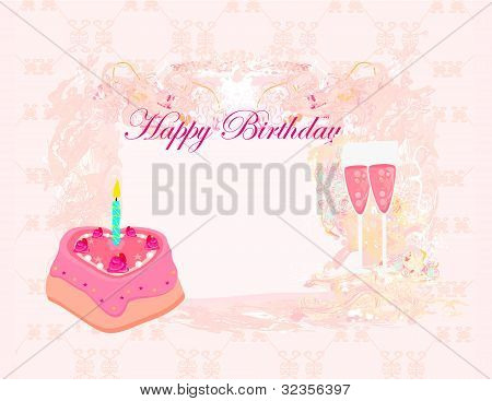 Carte de joyeux anniversaire