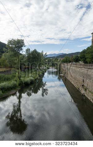 Natural Environment Of The Town Of Ripoll In Girona