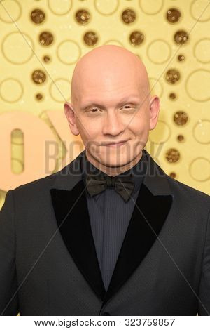 LOS ANGELES - SEP 22:  Anthony Carrigan at the Primetime Emmy Awards - Arrivals at the Microsoft Theater on September 22, 2019 in Los Angeles, CA