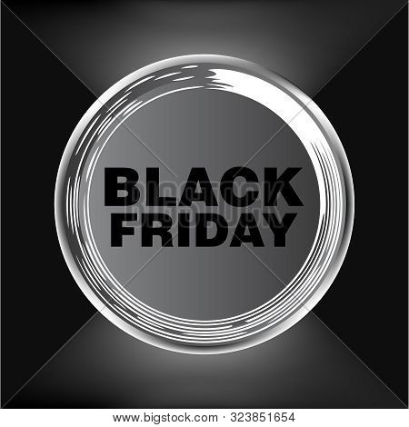 Black Friday Special Offer Poster Shopping Prize Tags With Text Holiday Promotion Concept Horizontal