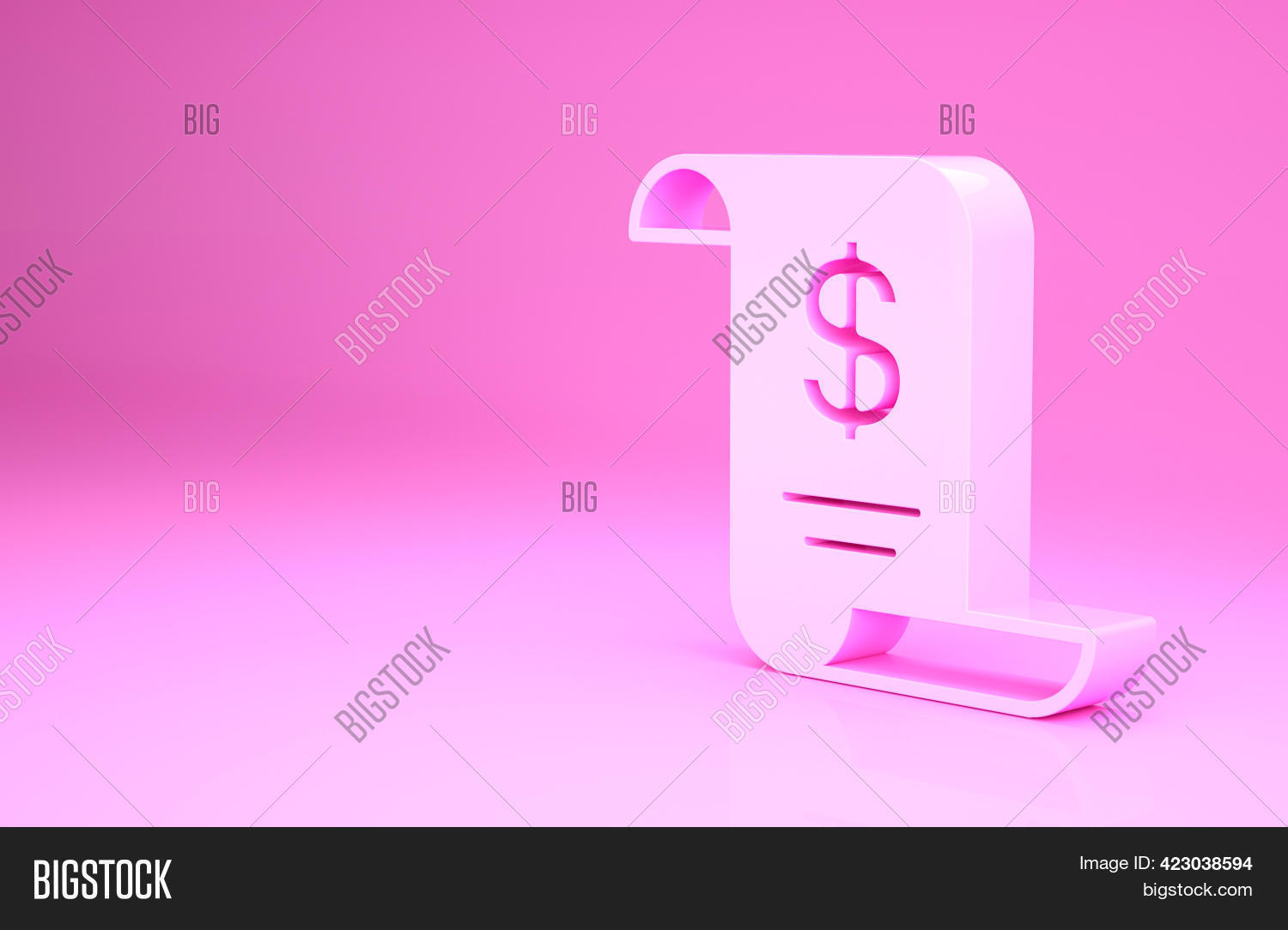 Pink Paper Financial Image & Photo (Free Trial) | Bigstock