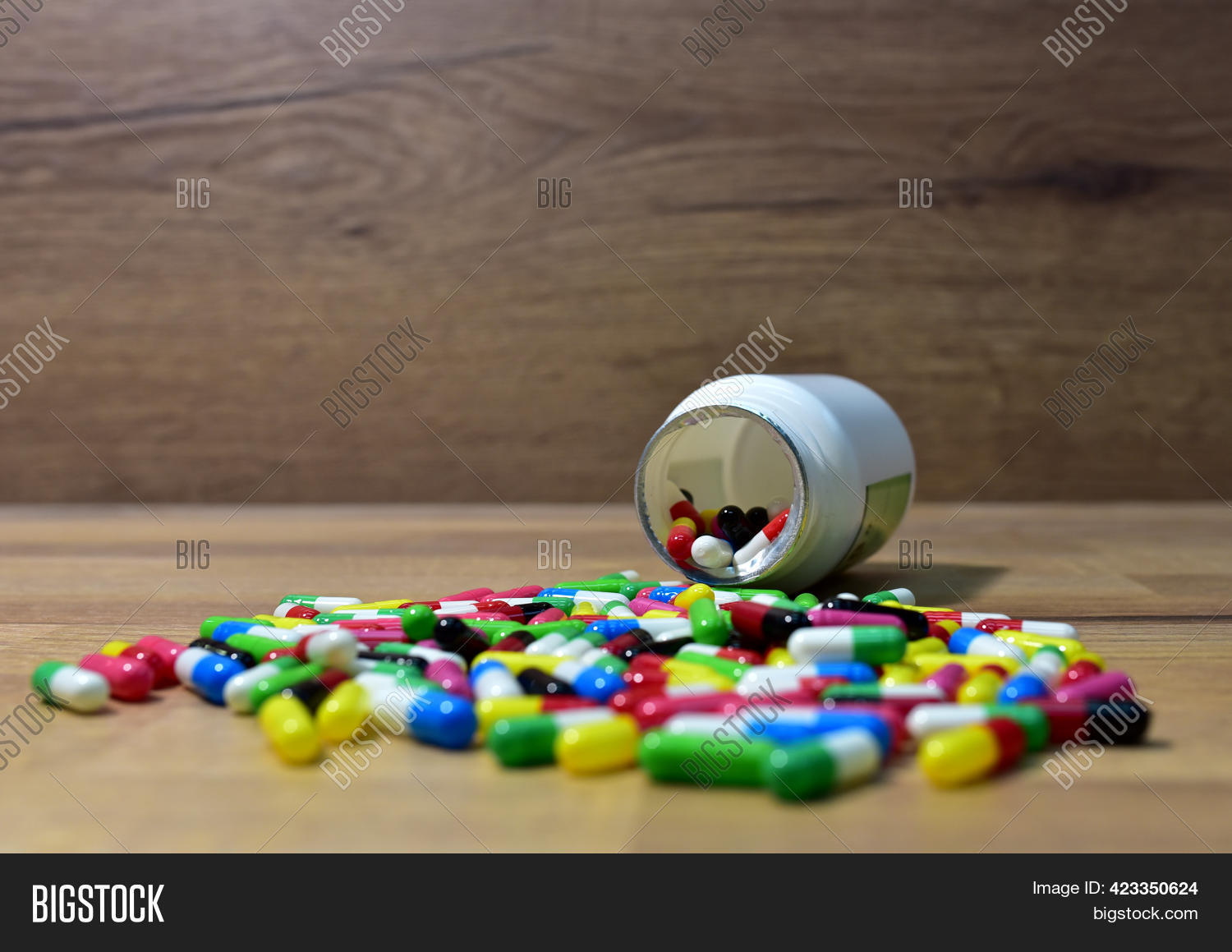 Pills Plastic Bottle Image & Photo (Free Trial) Bigstock