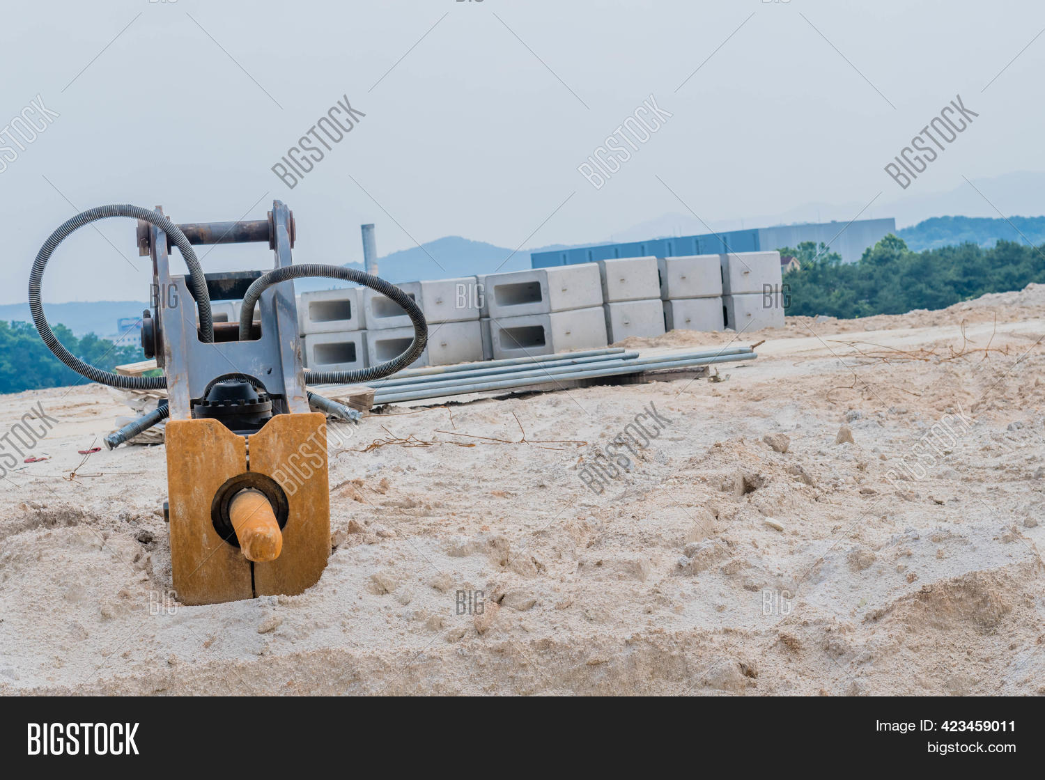 Jackhammer Attachment Image & Photo (Free Trial) Bigstock