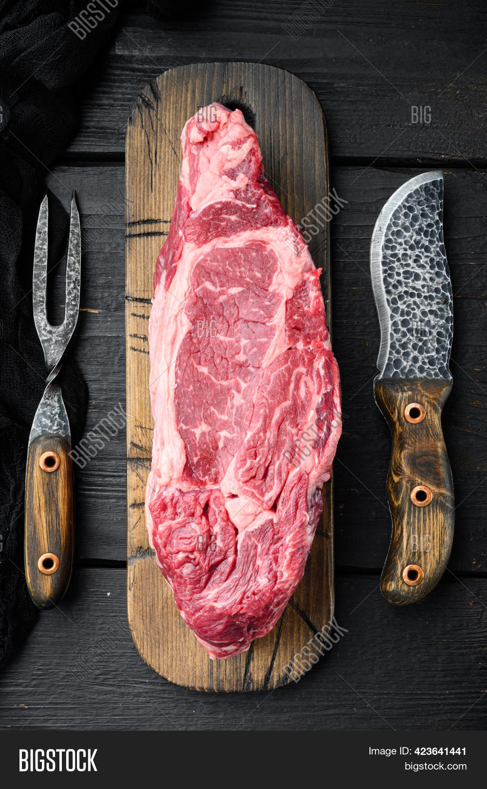 Rib Eye Beef Meat Cut Image & Photo (Free Trial) | Bigstock