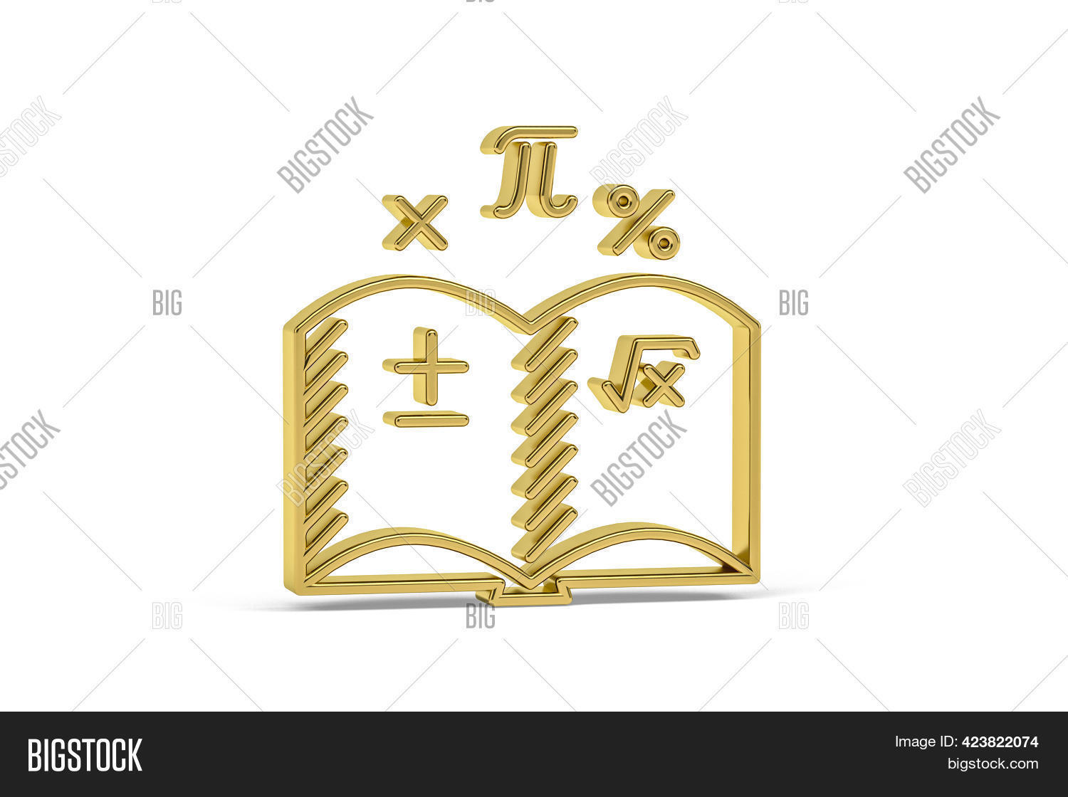 Golden 3d Math Icon Image & Photo (Free Trial) | Bigstock