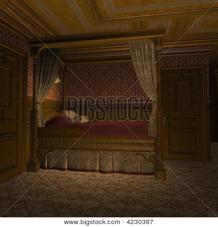 Cabina di prima classe su una vecchia nave di lusso