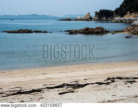 Beautiful Beach At Roadside Station Kazahaya-no-sato Fuwari - Matsuyama, Ehime Prefecture, Japan