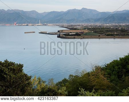 Scenic View Of Shikoku Coastline On The Outskirts Of Saijo City - Ehime Prefecture, Japan