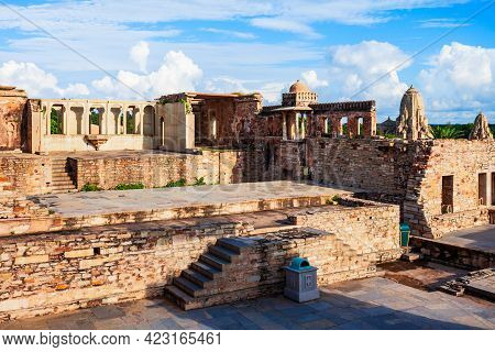 Kumbha Palace In Chittor Fort In Chittorgarh City, Rajasthan State Of India