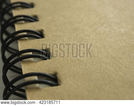 Close Up Of Ring Hardcover Carft Book.