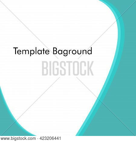 Simple Baground Template Design In Green Light