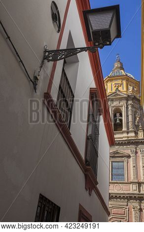 Church Of Saint Louis Of France, Example Of Baroque Architecture In The 18th Century. Macarena Neigh