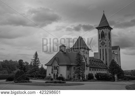 Benedictine Monastery In The Estrie Region, In Quebec, Canada
