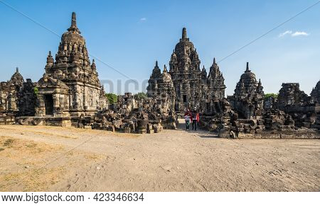 Yogyakarta, Indonesia - 09 September 2018: Prambanan Or Rara Jonggrang Is A 9th-century Hindu Temple