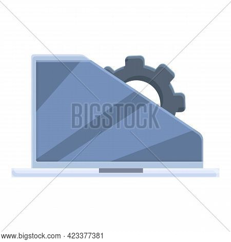 Modern Laptop Repair Icon. Cartoon Of Modern Laptop Repair Vector Icon For Web Design Isolated On Wh
