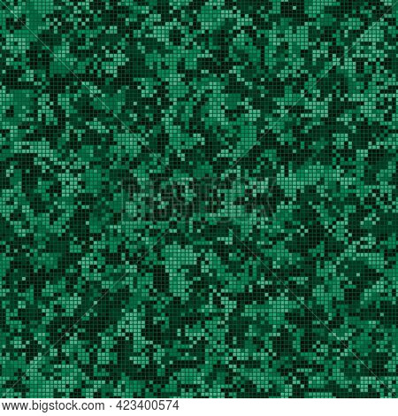 Texture Military Camouflage Seamless Pattern. Abstract Army Vector Illustration