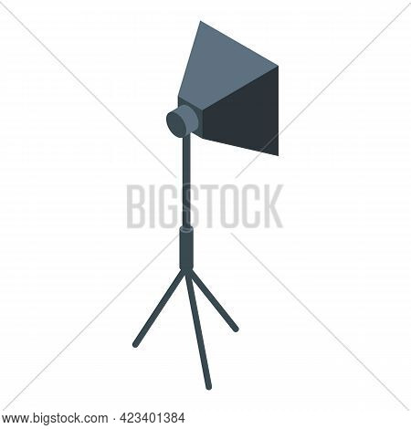 Fitness Blog Softbox Icon. Isometric Of Fitness Blog Softbox Vector Icon For Web Design Isolated On 