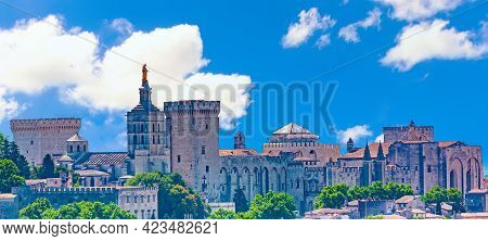 View Of Palace Of The Popes, Avignon, France