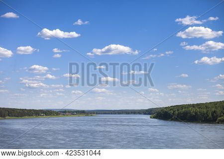 Tom River. Kemerovo Region, Russia