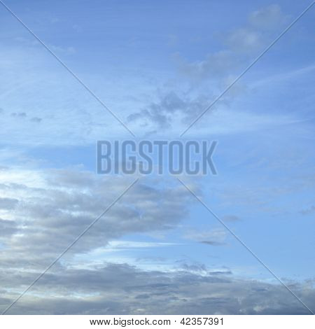 Blue Sky With Clouds