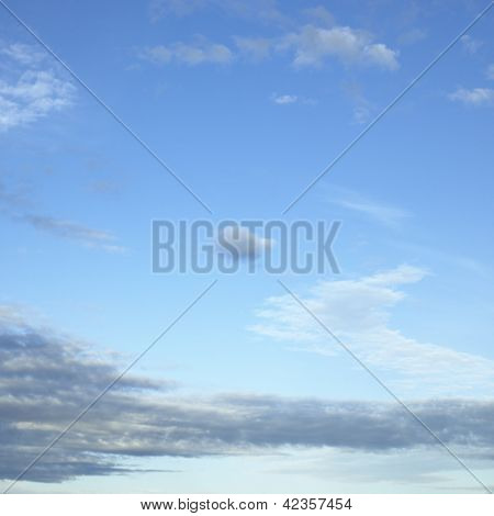 Blue Sky With Clouds