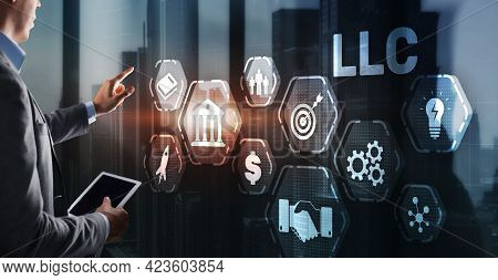 Llc. Limited Liability Company. Business Technology Internet