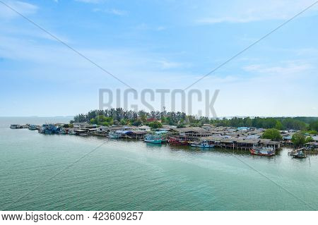 Scenery From Prasae Sin Bridge Viewpoint In Chanthaburi Province, Thailand.