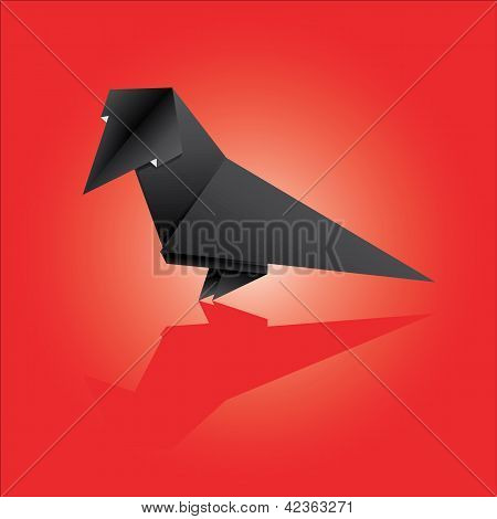 Origami Crow