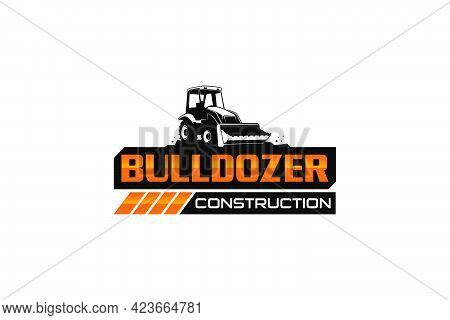 Butler Logo Template Vector. Heavy Equipment Logo Vector For Construction Company. Creative Excavato