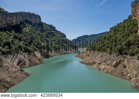 Landscape In Congost De Mont-rebei , Spain, Europe