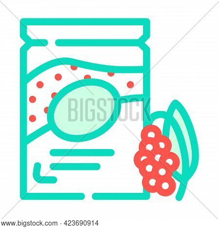 Amaranth Plant Gluten Free Color Icon Vector. Amaranth Plant Gluten Free Sign. Isolated Symbol Illus