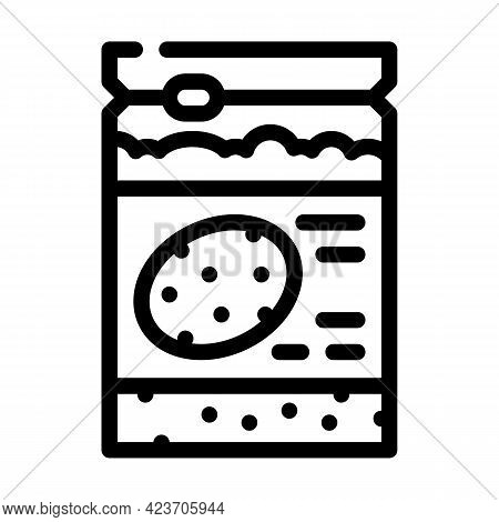 Sorghum Gluten Free Line Icon Vector. Sorghum Gluten Free Sign. Isolated Contour Symbol Black Illust