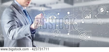 Vision Direction Future Business Inspiration Motivation Concept