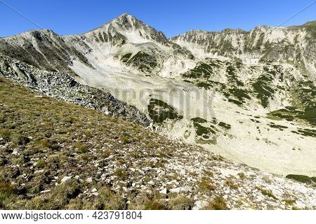Amazing Landscape Of Polezhan Peak At Pirin Mountain, Bulgaria
