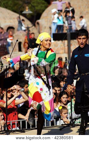 Tbilisi, Georgia - October 9: Participants Of Georgian Folk Autumn Festival - Tbilisoba, In Adjarian